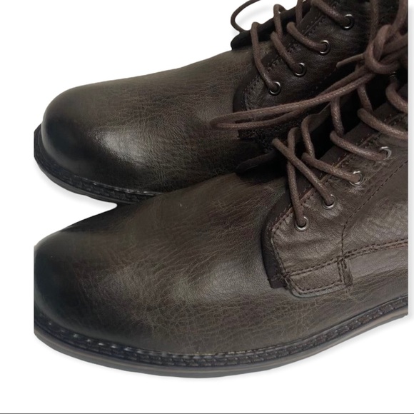 Robert Wayne Men’s Brown Lace up Boots Size 11D main image 5